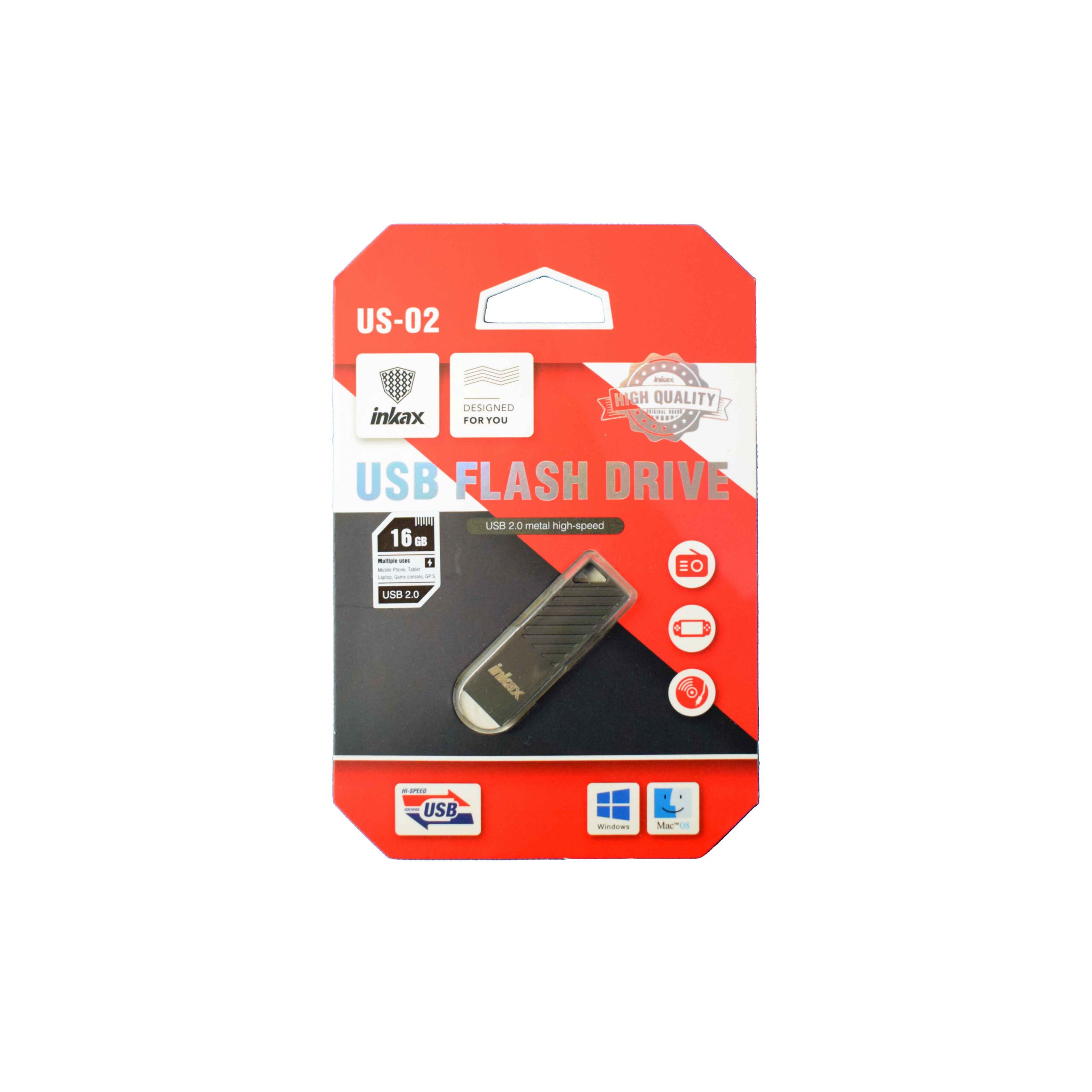ΣΤΙΚΑΚΙ INKAX 8GB USB 2.0 US-02
